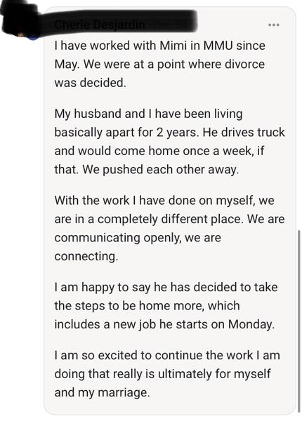 Client Testimony